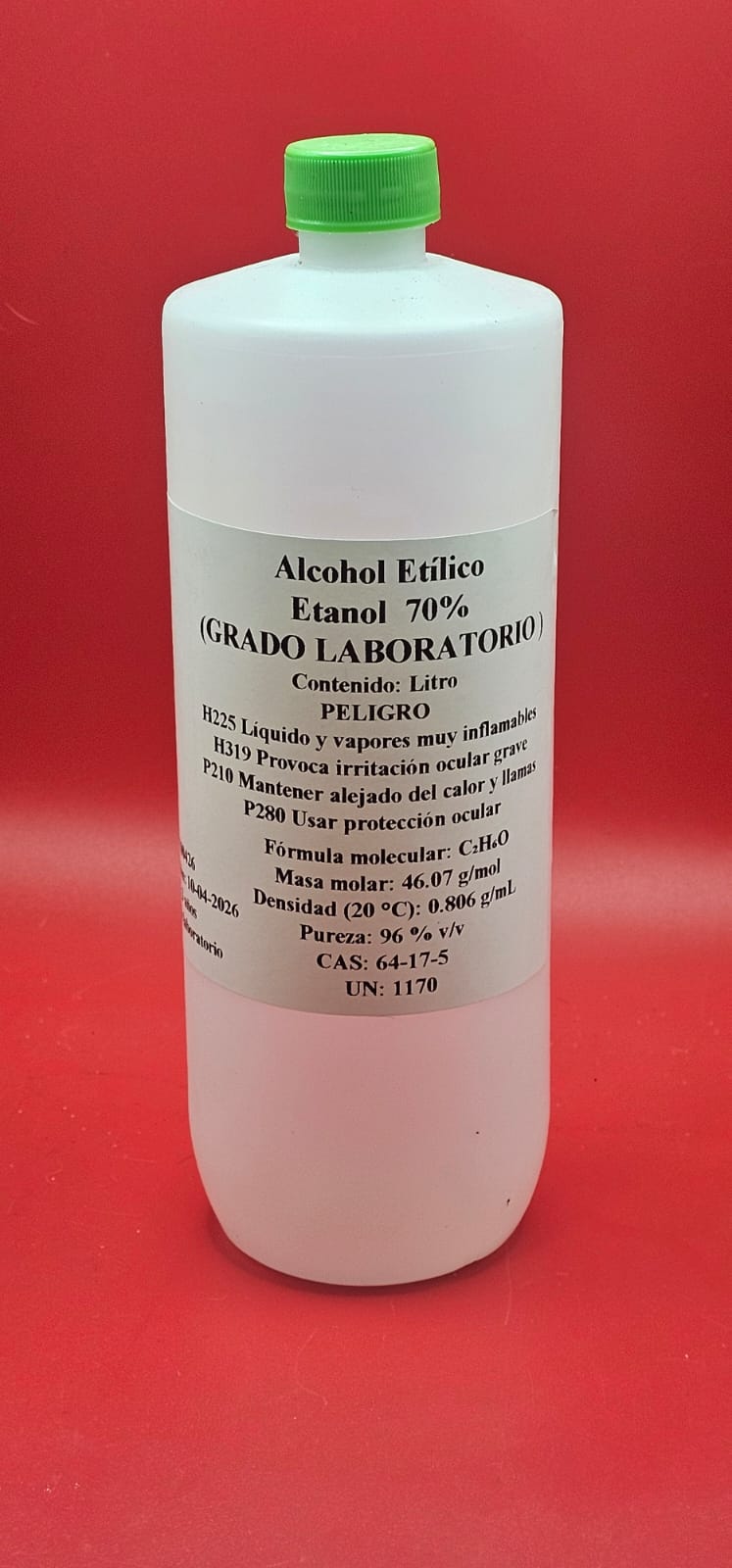 Alcohol Etílico (Etanol 70%)