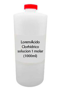 Ácido Clorhídrico solucion 1 molar (1000ml)