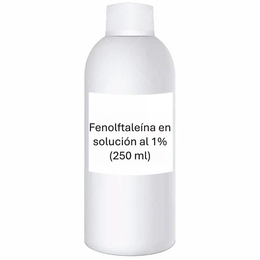 Fenolftaleína en solución al 1% (250 ml)