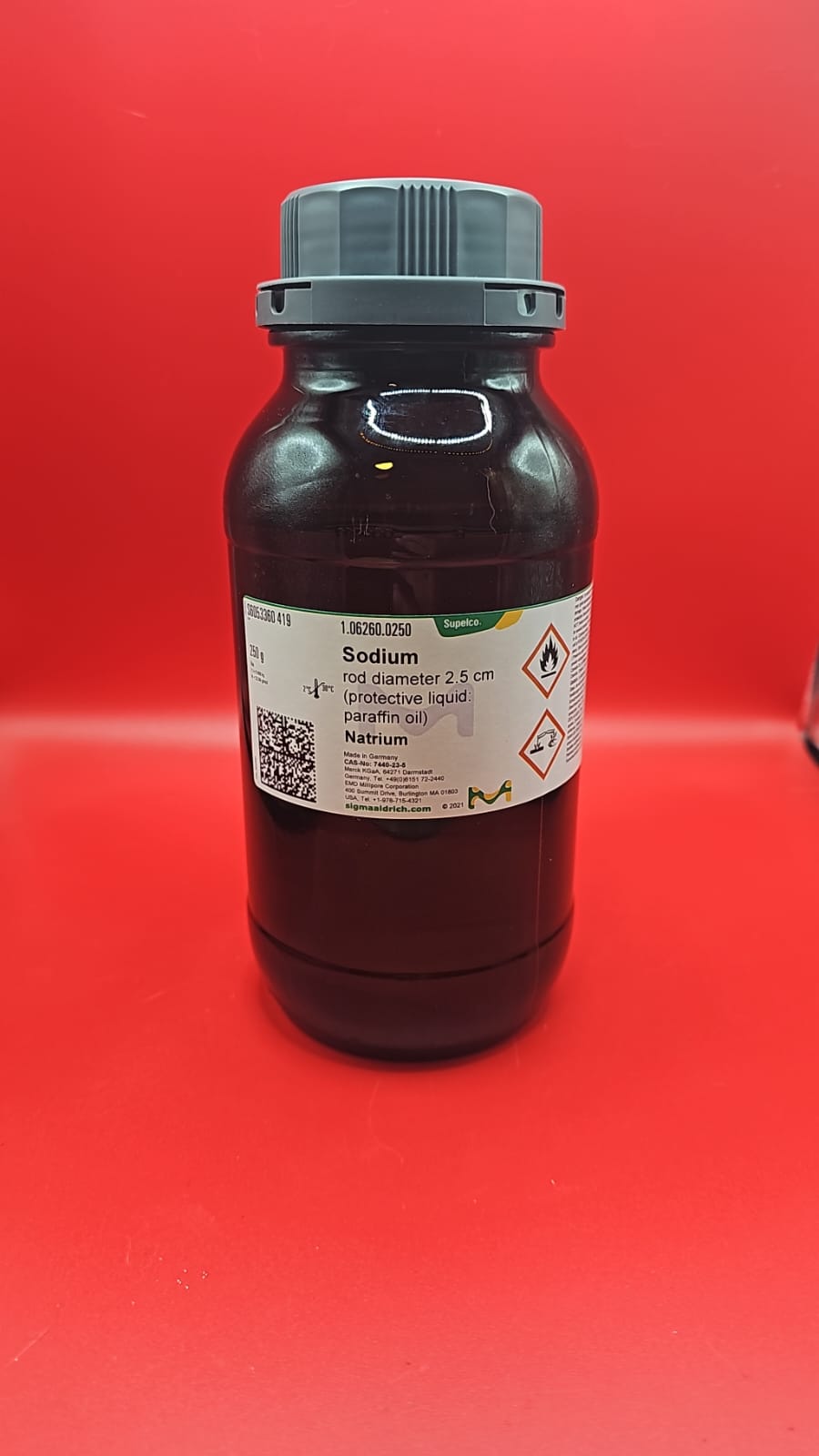 Sodio Metálico 50 Grs