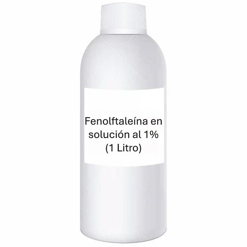 Fenolftaleína en solución al 1% (1 Litro)