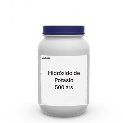 Hidróxido de Potasio 500 grs