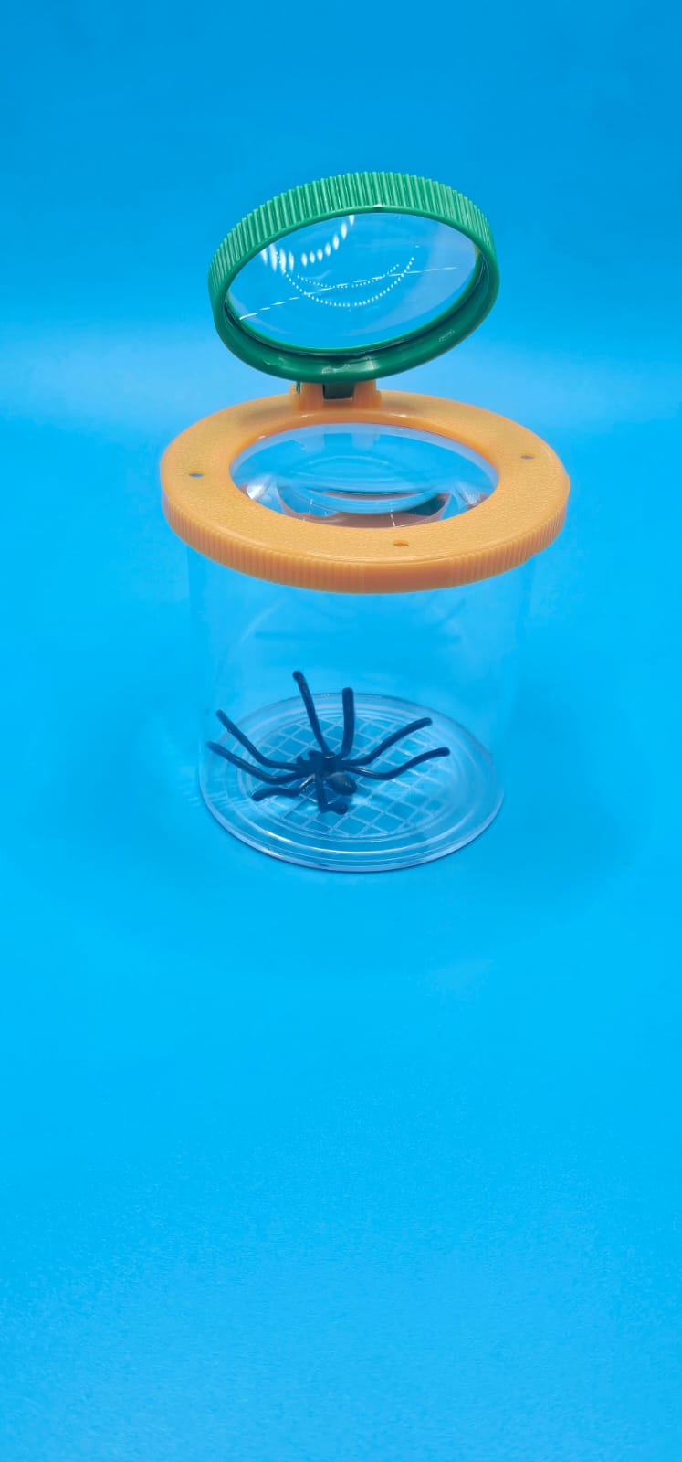 Vaso Lupa Visor de Insectos con Doble Lente 3x y 6x